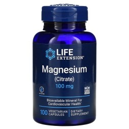 Минералы Life Extension Life Extension Magnesium Citrate 100 mg 100 vcaps  (100 vcaps)